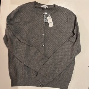 Lord and Taylor gray cardigan